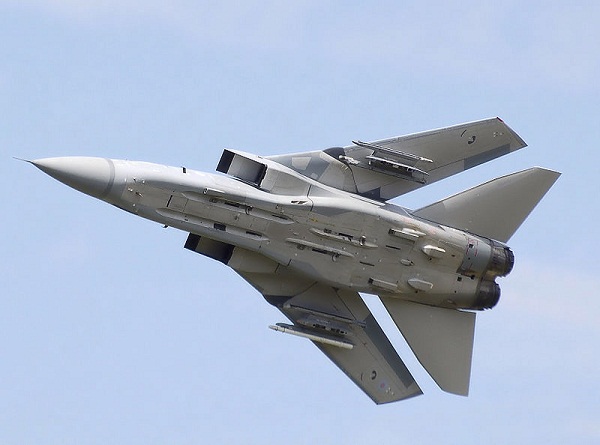  A Tornado F3 with wings swept. 